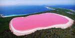 Avustralya’da bir göl pembe renge büründü